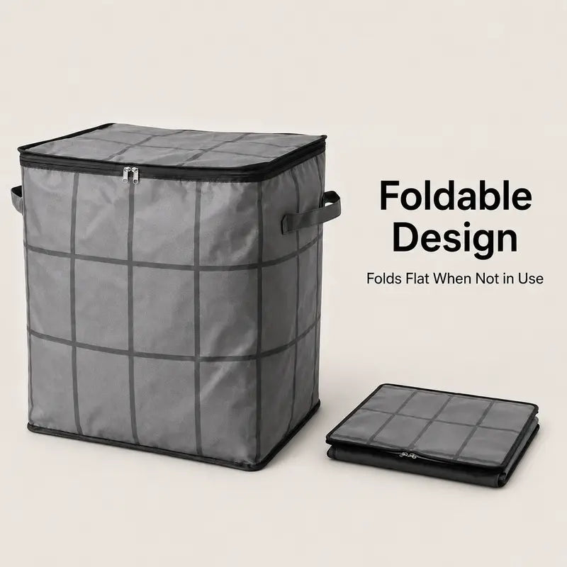XXL Foldable Storage Bag with Reinforced Handles.