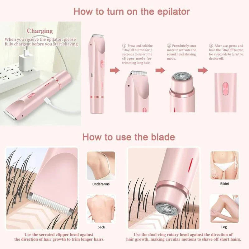 2 in 1 Bikini Trimmer