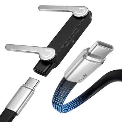 Fast Charging Cable with Detachable Stand | USB-C & Lightning.