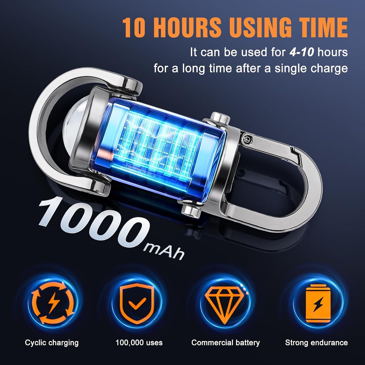 Rechargeable Mini Keychain Pocket Torch VIP