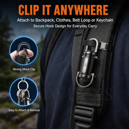 Rechargeable Mini Keychain Pocket Torch VIP