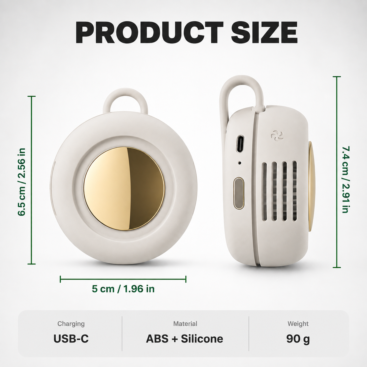 Portable Clip-On AC Fan.