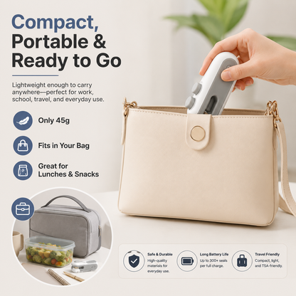 Rechargeable 2-in-1 Bag Sealer & Opener