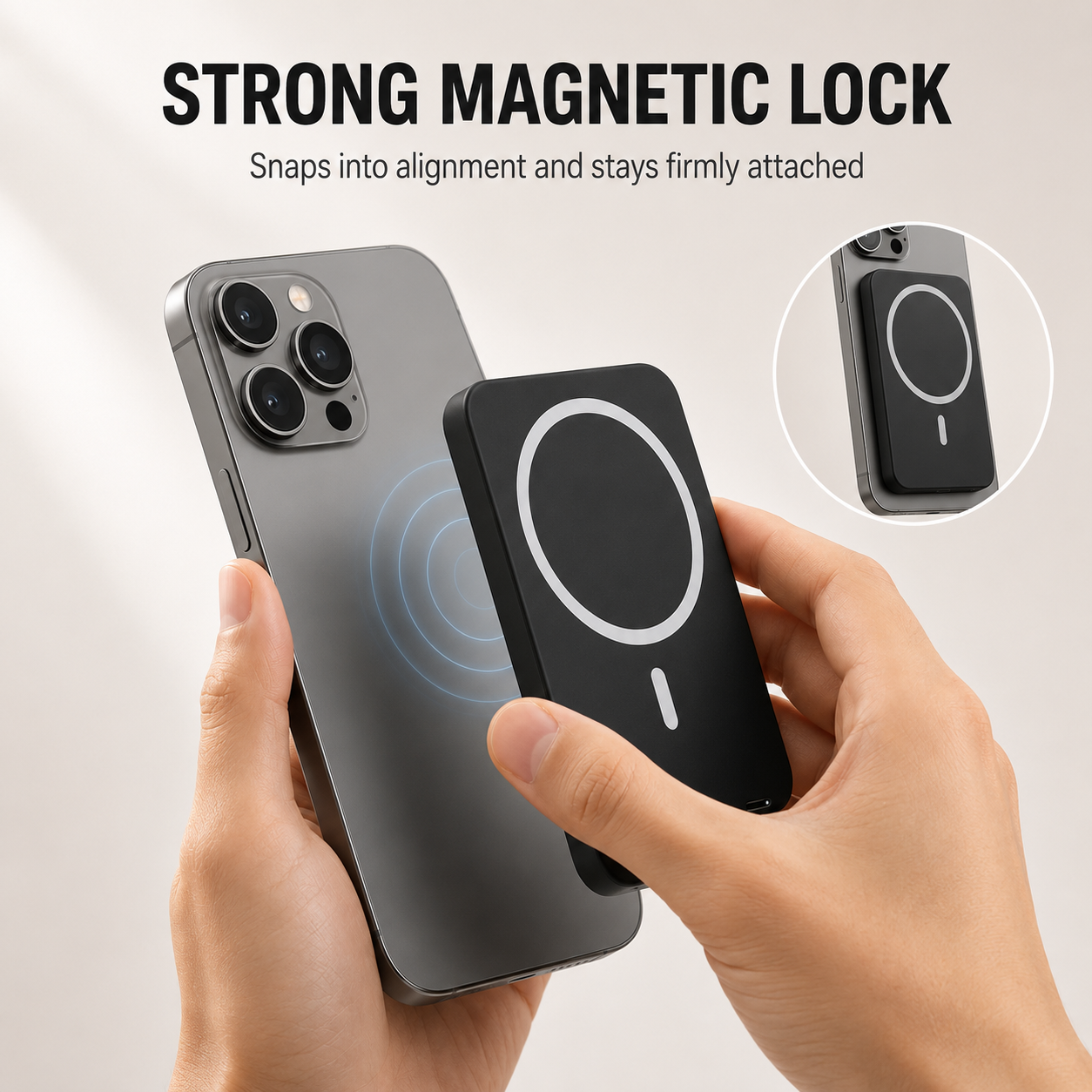 Magnetic Wireless Power Bank