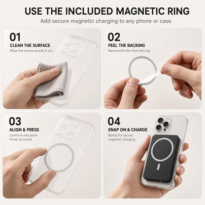 Magnetic Wireless Power Bank