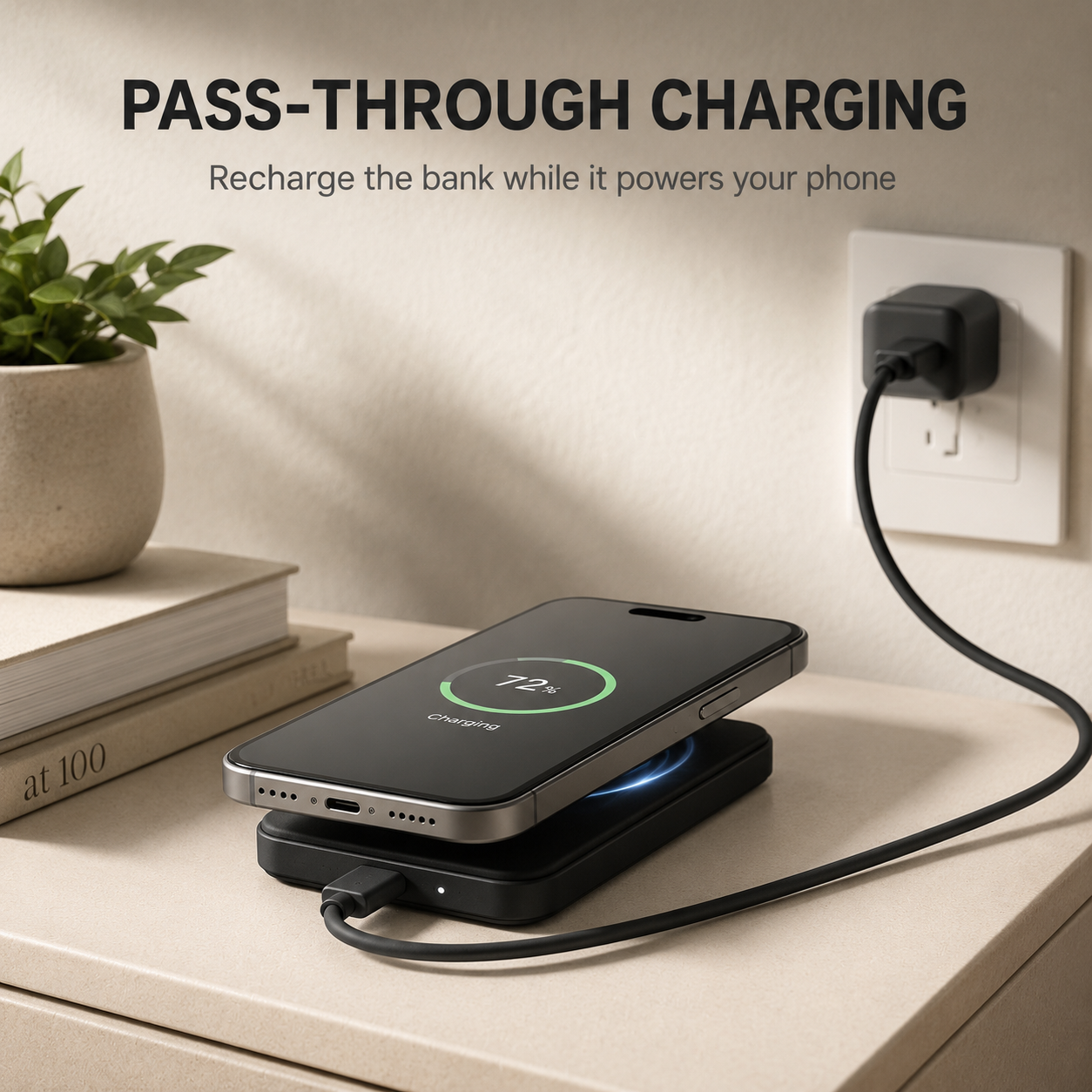 Magnetic Wireless Power Bank