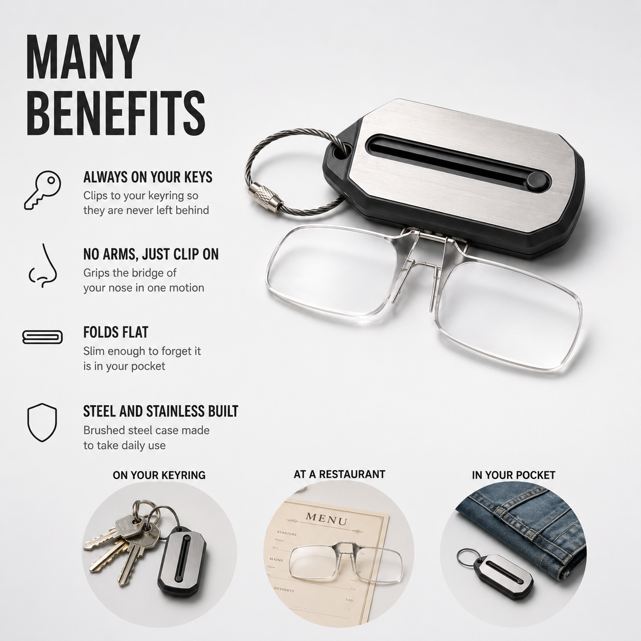 Foldable Reading Glasses.
