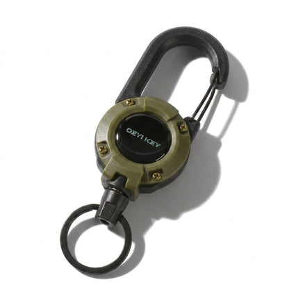 Heavy-Duty Retractable Key Holder.