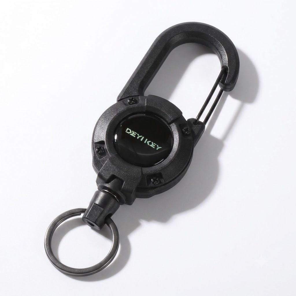 Heavy-Duty Retractable Key Holder.