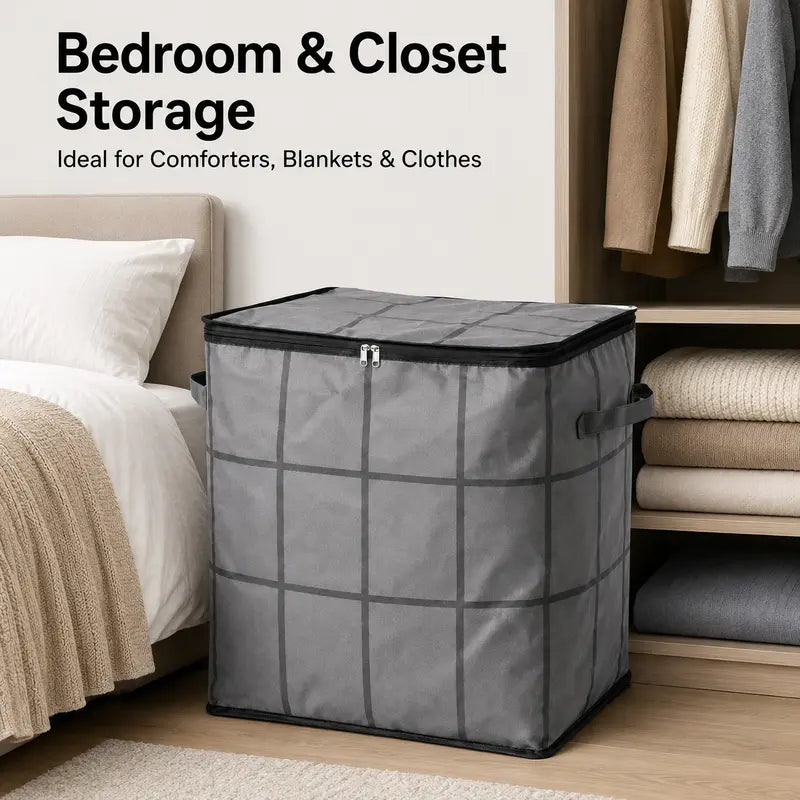 XXL Foldable Storage Bag with Reinforced Handles.